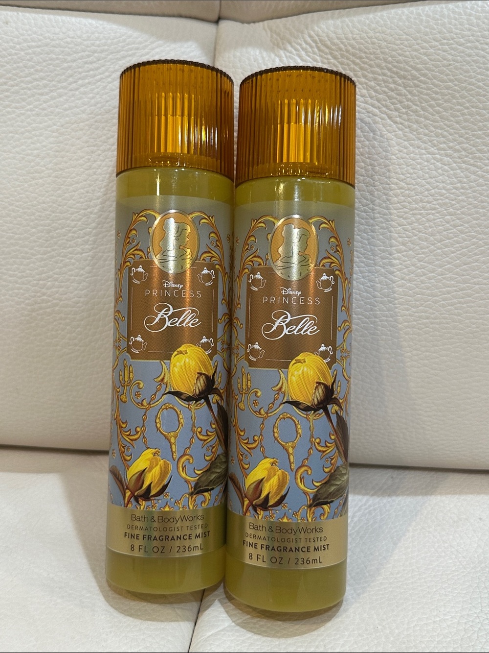 Bath & Body Works Disney Princess Belle Fine Fragrance Mist Bundle of 2 FullSize